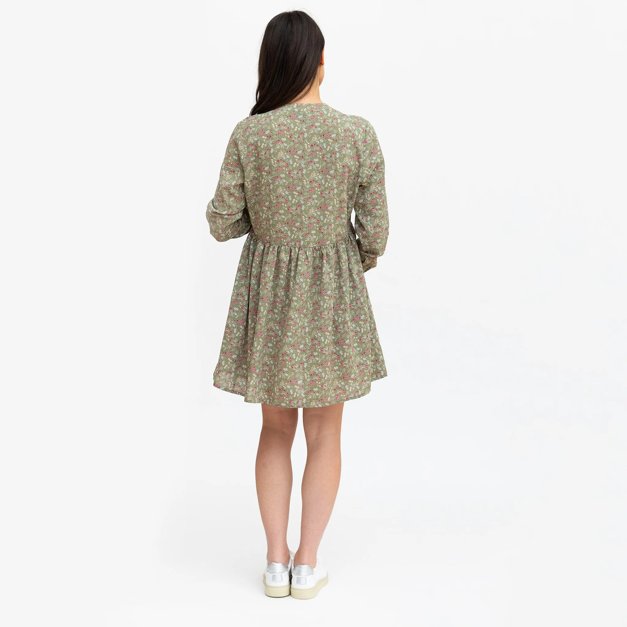 Bella Maternité Robe Boutons Fleurs