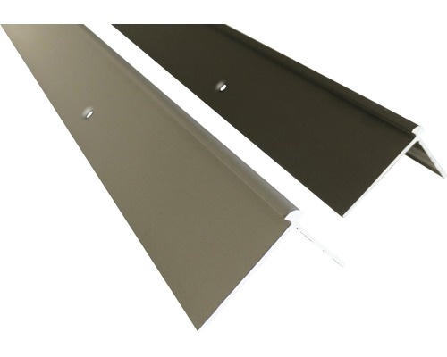 Profielstrip, buitenhoek, Slate-Lite F-Line, zilver, 2,5 m