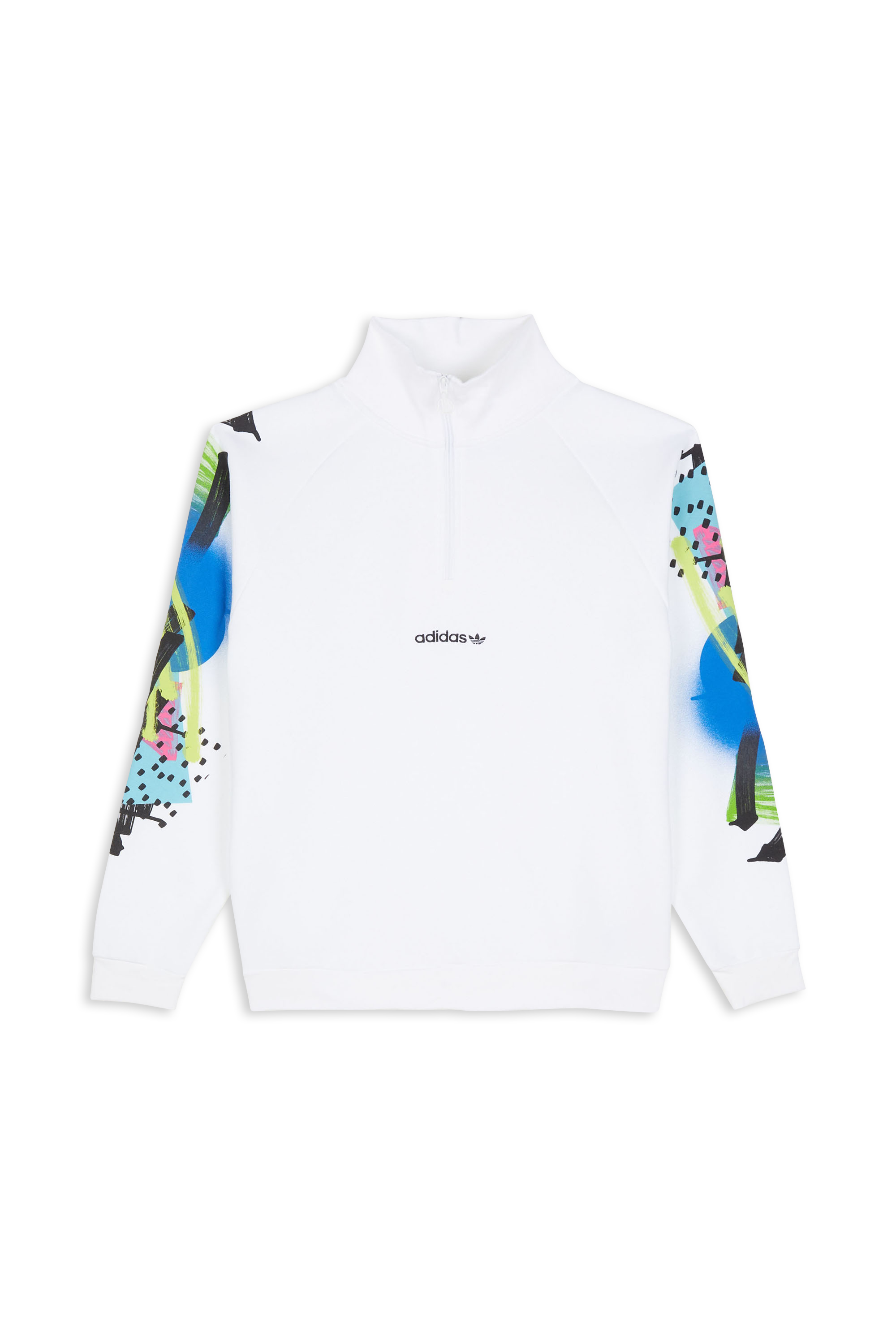 ADIDAS sweatshirt zippé RETRO Bleu