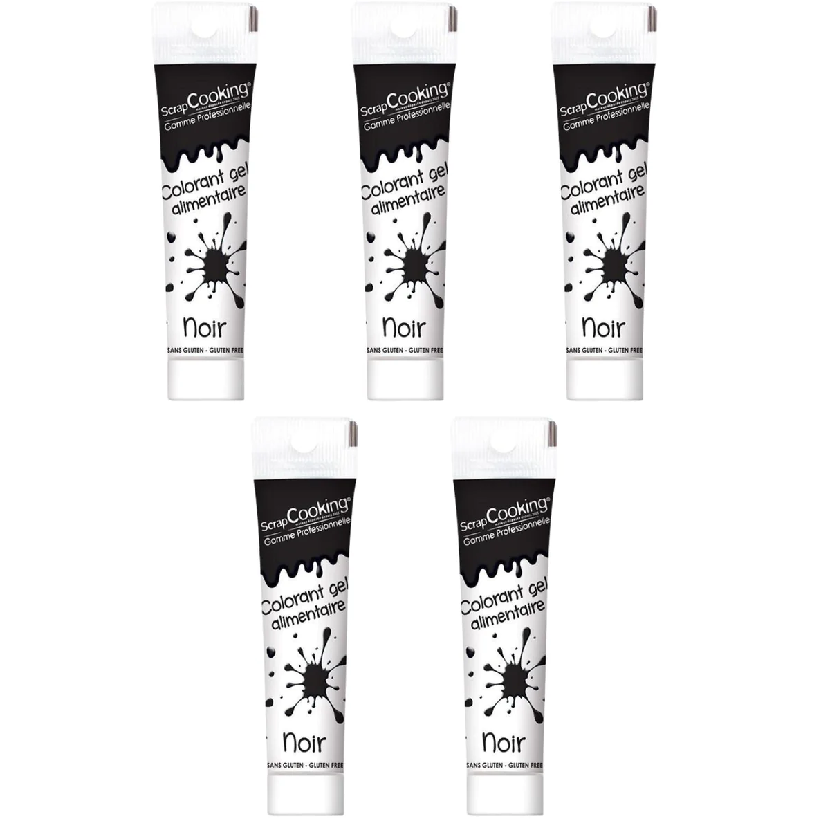 Gel colorant alimentaire noir 100 g Scrapcooking