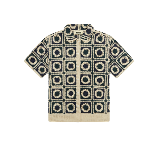 Woodbird Banks Crochet Strik, Stone, M