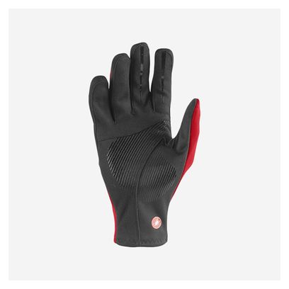 Gants Castelli Espresso Mortirolo Rouge
