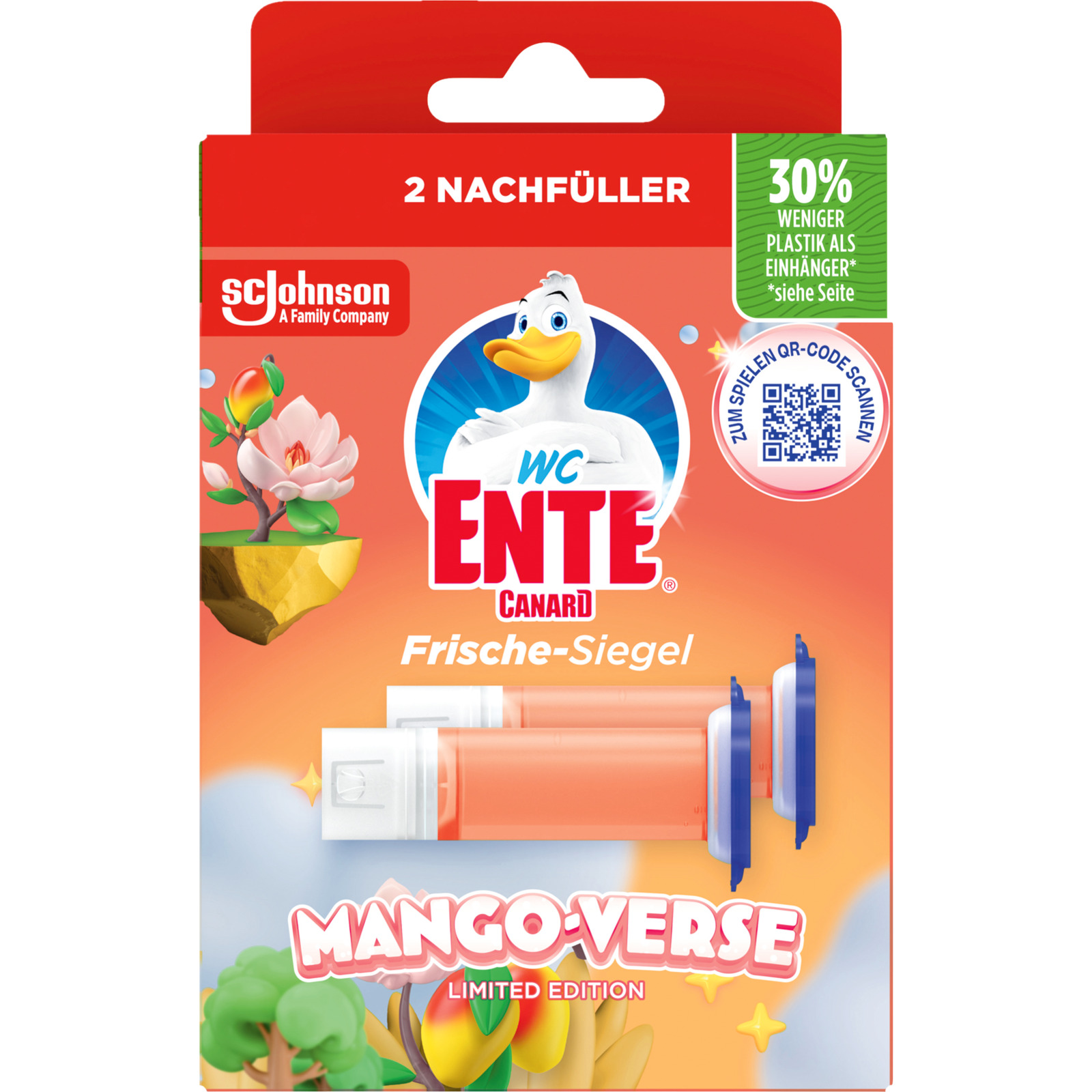 WC Ente Frisches Refill Mango Verse 2 x 36 ml