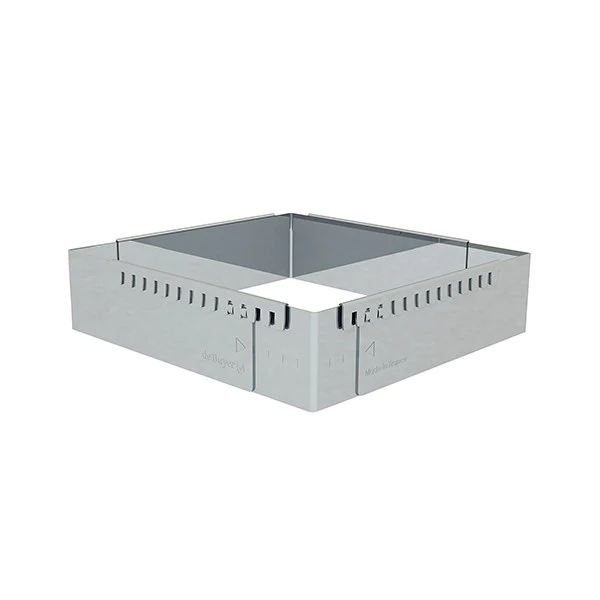 Cadre entremets carré adaptable inox 16 cm De Buyer