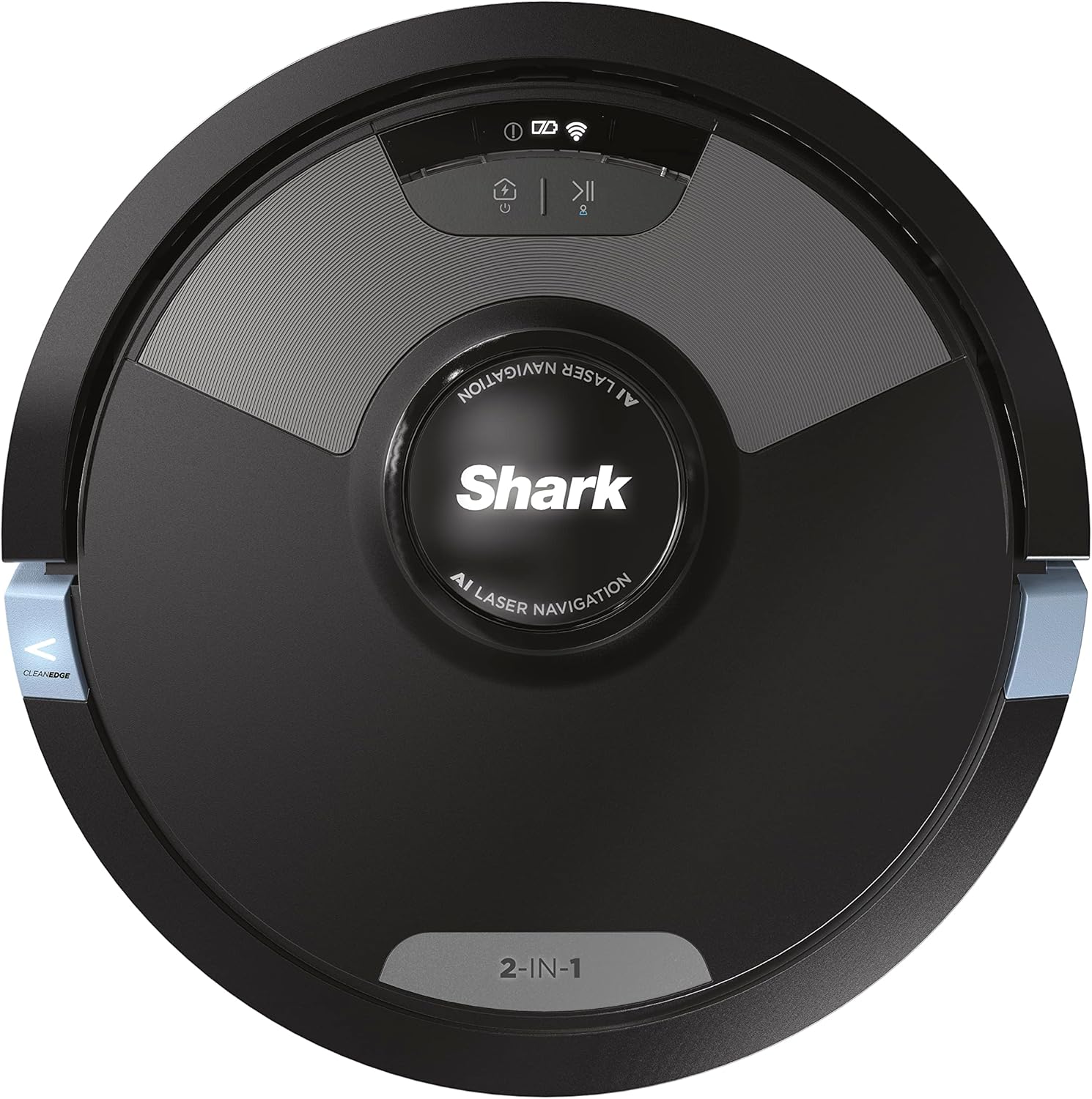 Shark AI Ultra 2-in-1 Saugroboter, Staubsauger-Roboter mit Wischfunktion, Anti Hair Wrap, Teppich und Hartboden, Roboterstaubsauger, 110 Min Laufzeit, manuelle und App-Steuerung, Schwarz, RV2600WDEU
