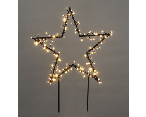 LED-decoratiefiguur Lafiora Star, 150 LED's, warm wit licht, inclusief timer en lichtscènebesturing