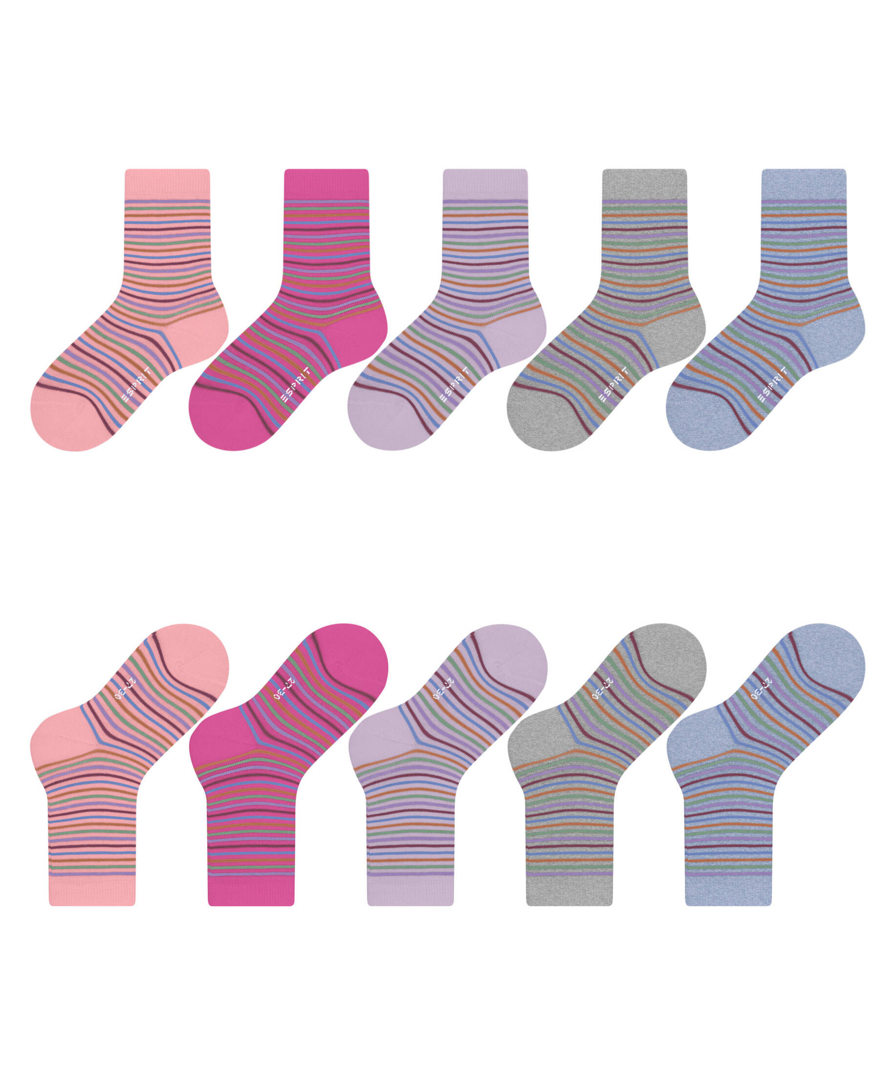 Esprit| Kinder Socken Multi Stripe 5-Pack