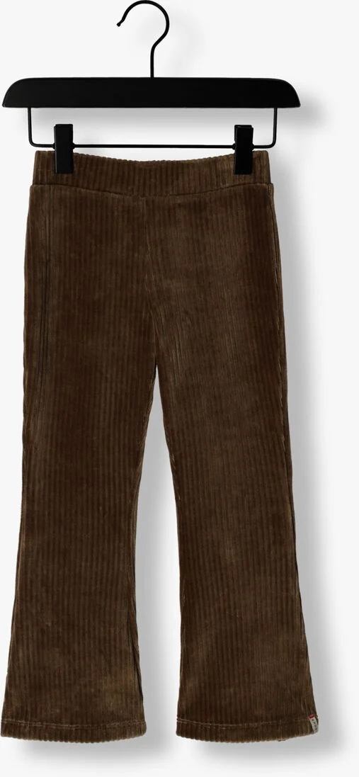 LOOXS Little olijf looxs little flared broek 2332-7658