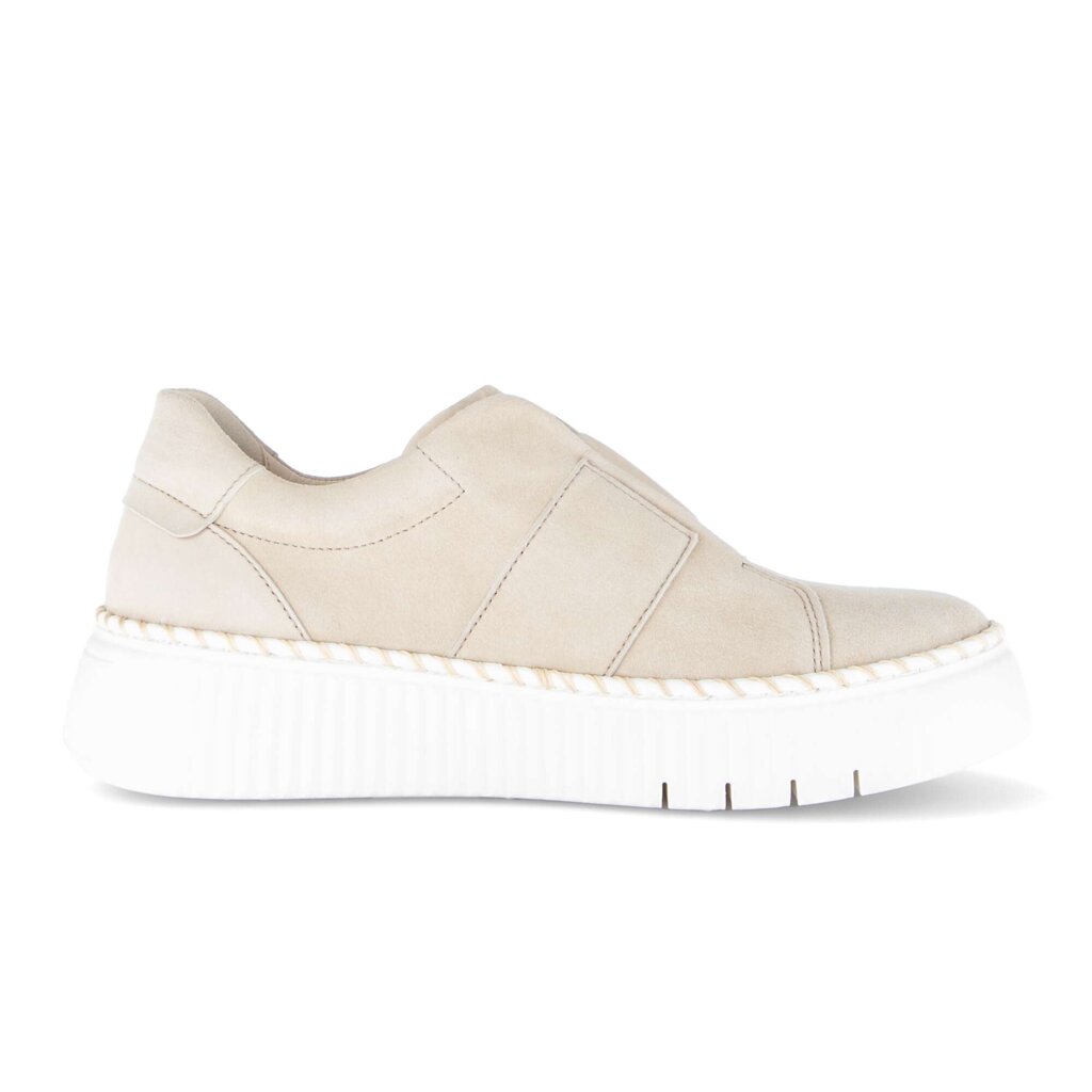 Lage sneaker beige