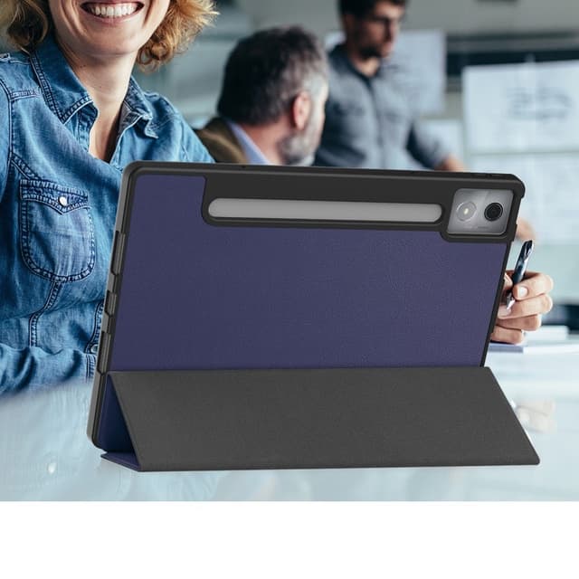 Til Lenovo Idea Tab Pro Case Tri-Fold Stand Cover med Pen Holder