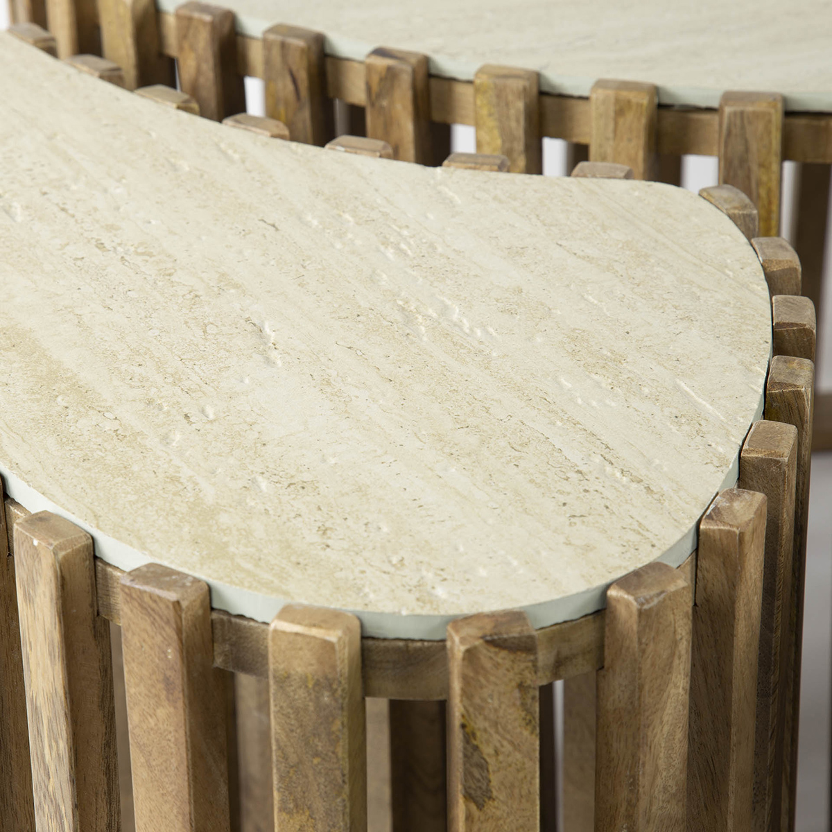 Salontafel Limestone Wolk