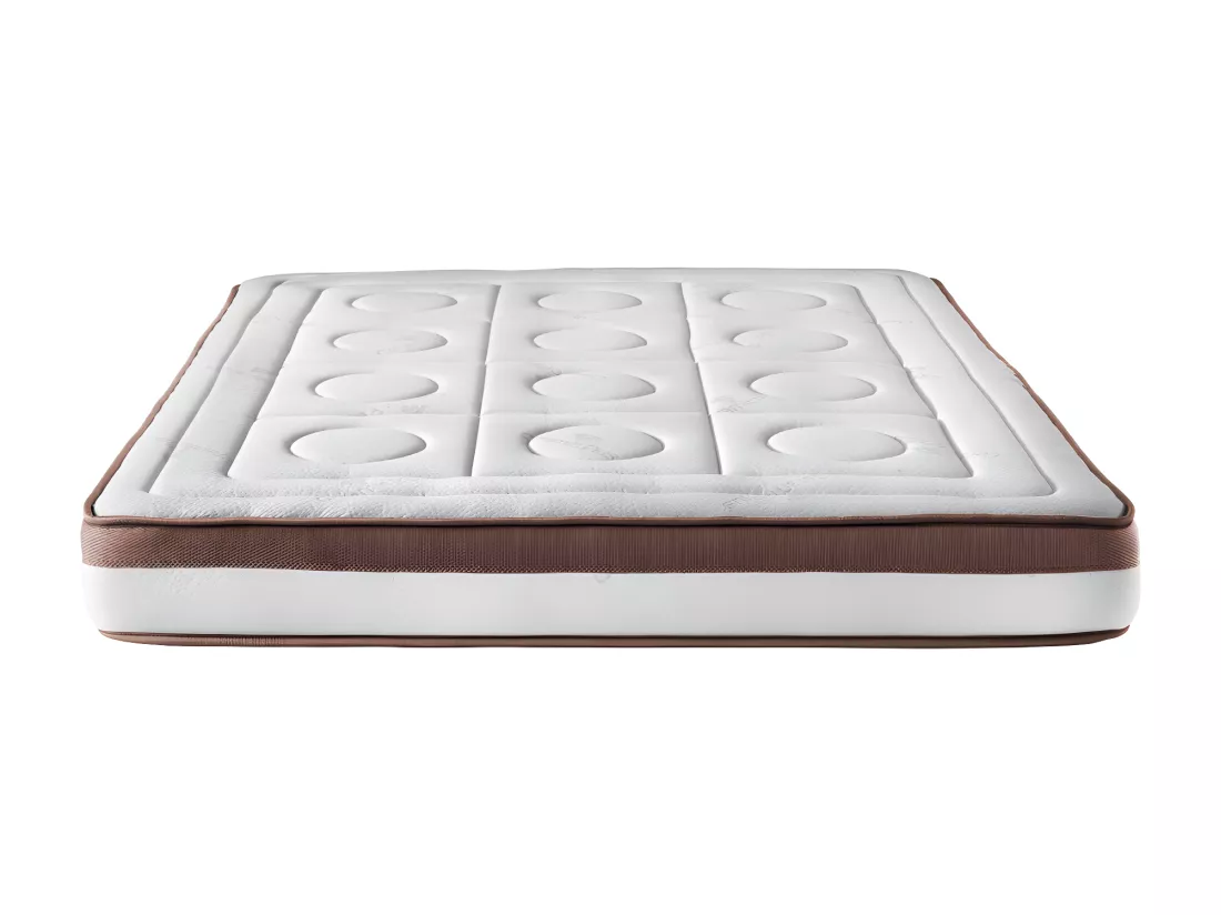 Matelas 160X200 extradoux 7 zones à mémoire de forme 21 cm - Toscana Deluxe - équilibré - Literie confort