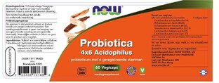 NOW 4x6 Acidophilus Capsules 60ST