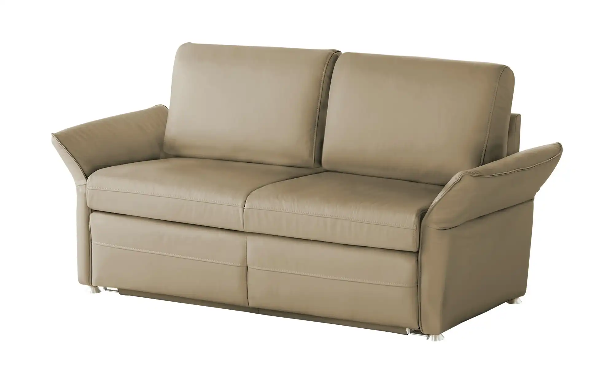 Schlafsofa mit Sitz- und Rückenbezug aus Echtleder Nancy