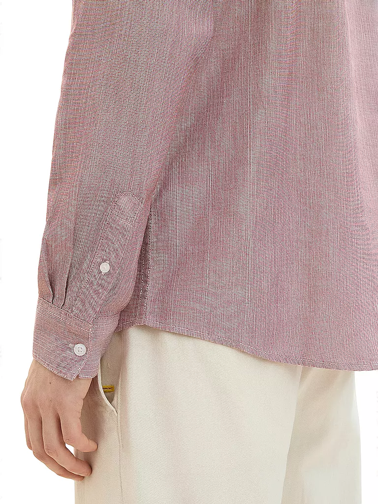 TOM TAILOR Hemd Regular Fit  rot