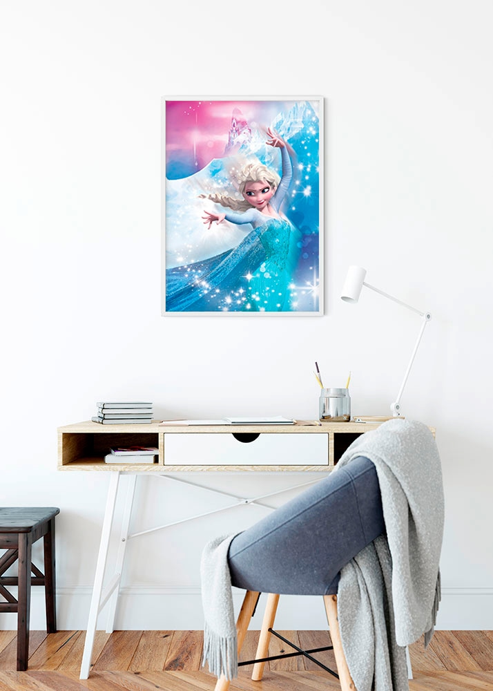 Komar Bild »Frozen 2 Elsa Action« Disney 1 Stk. tlg. Wandbild zur Dekoration im Kinderzimmer - ohne Rahmen