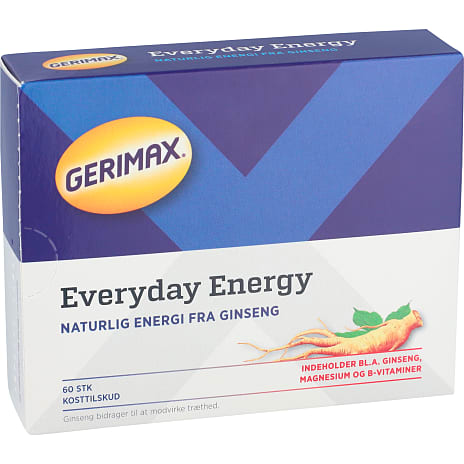 Ginseng, magnesium og B-vitaminer