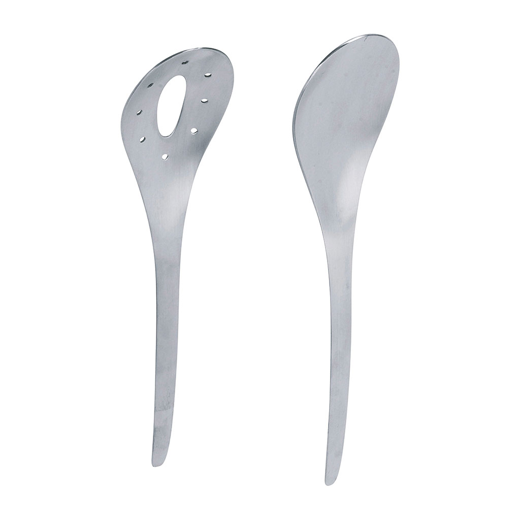 Couverts à salade inox 28x8cm