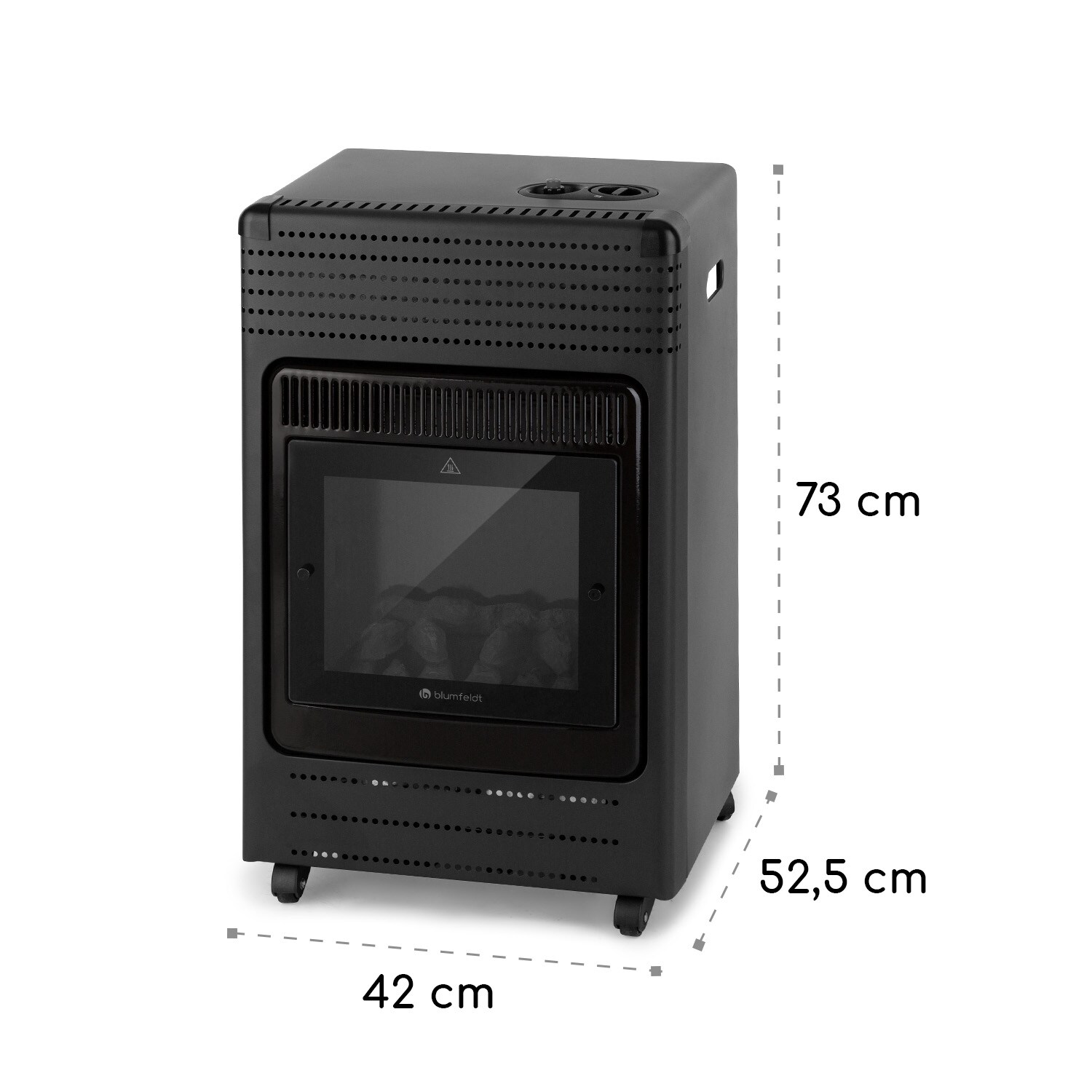 Andora Flame Gasheizofen Gasheizer Feuerschein bis 3,4kW
