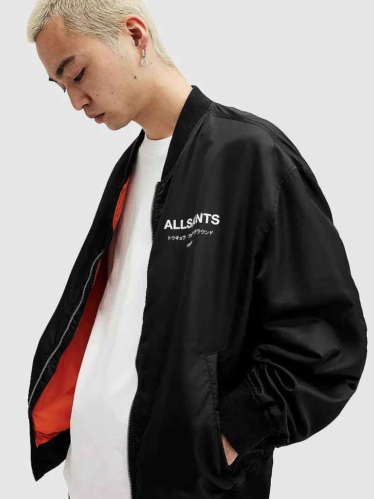 ALLSAINTS Blouson UNDERGROUND schwarz