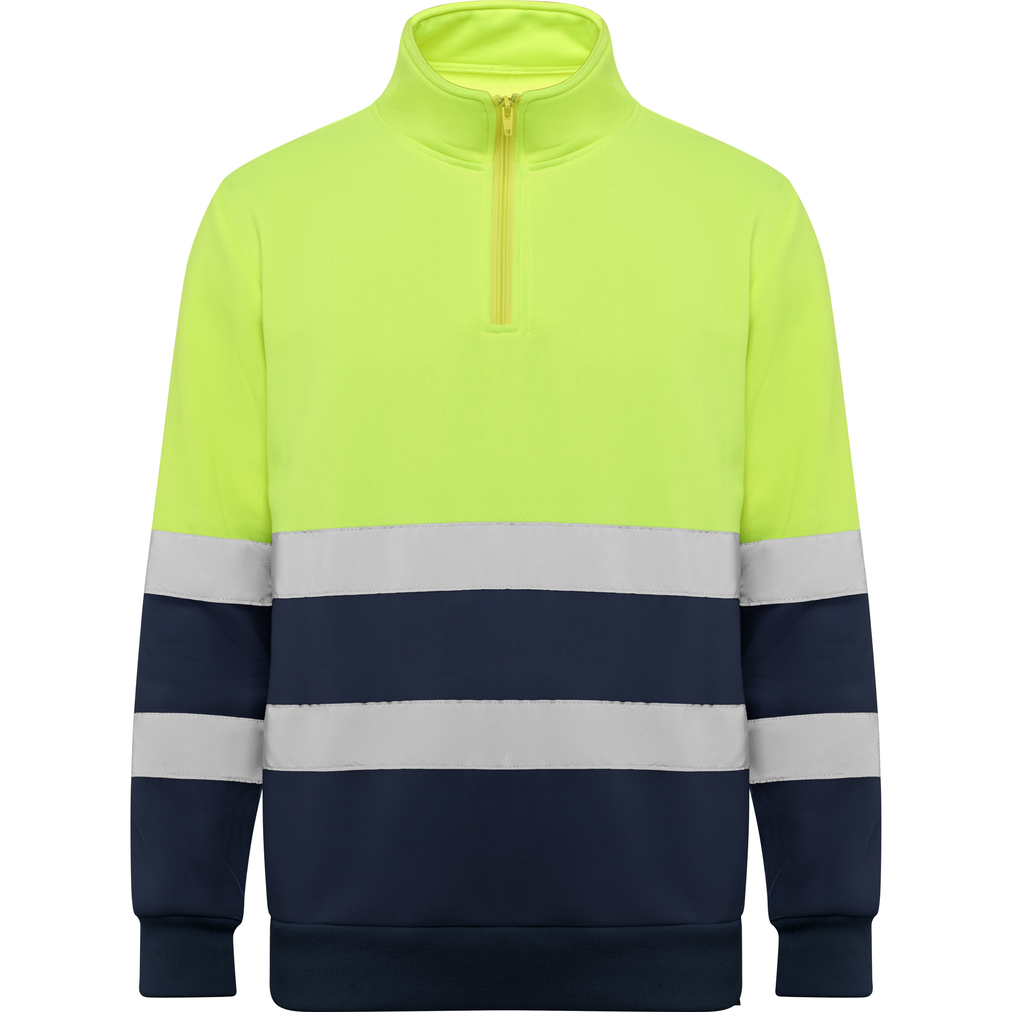 Roly HV9314 - SPICA Sweat haute visibilité avec  zip