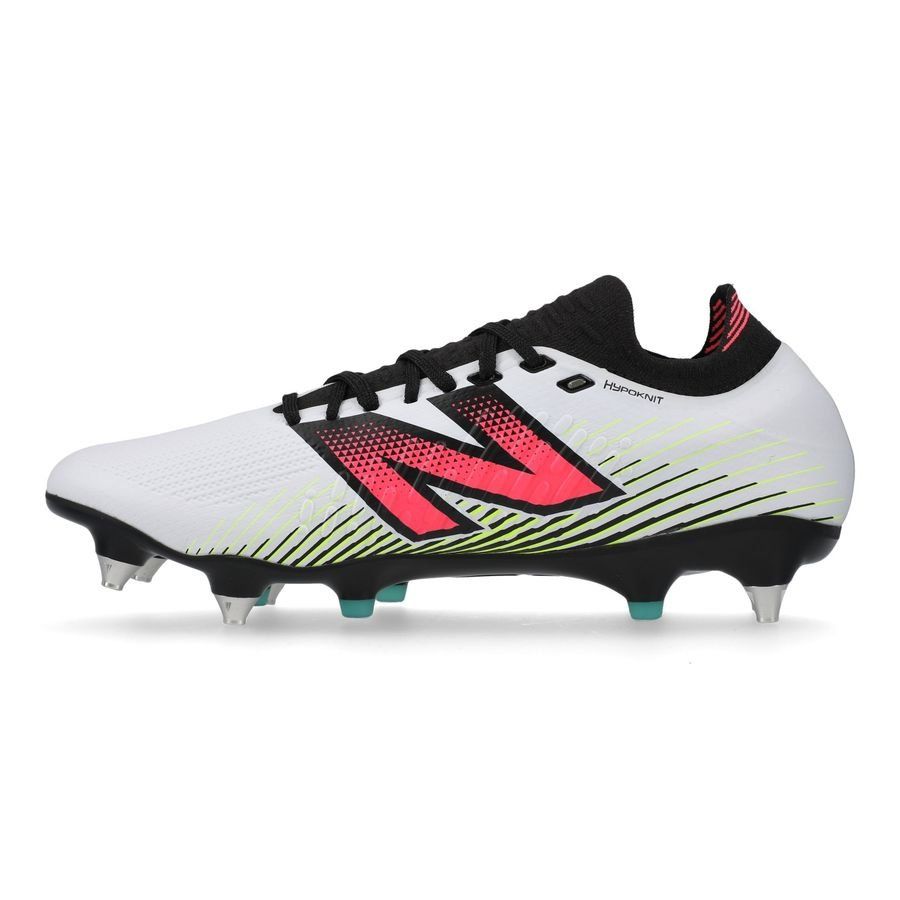 New Balance Tekela V4 Pro Low SG - Blanc/Violet/Jaune Fluo