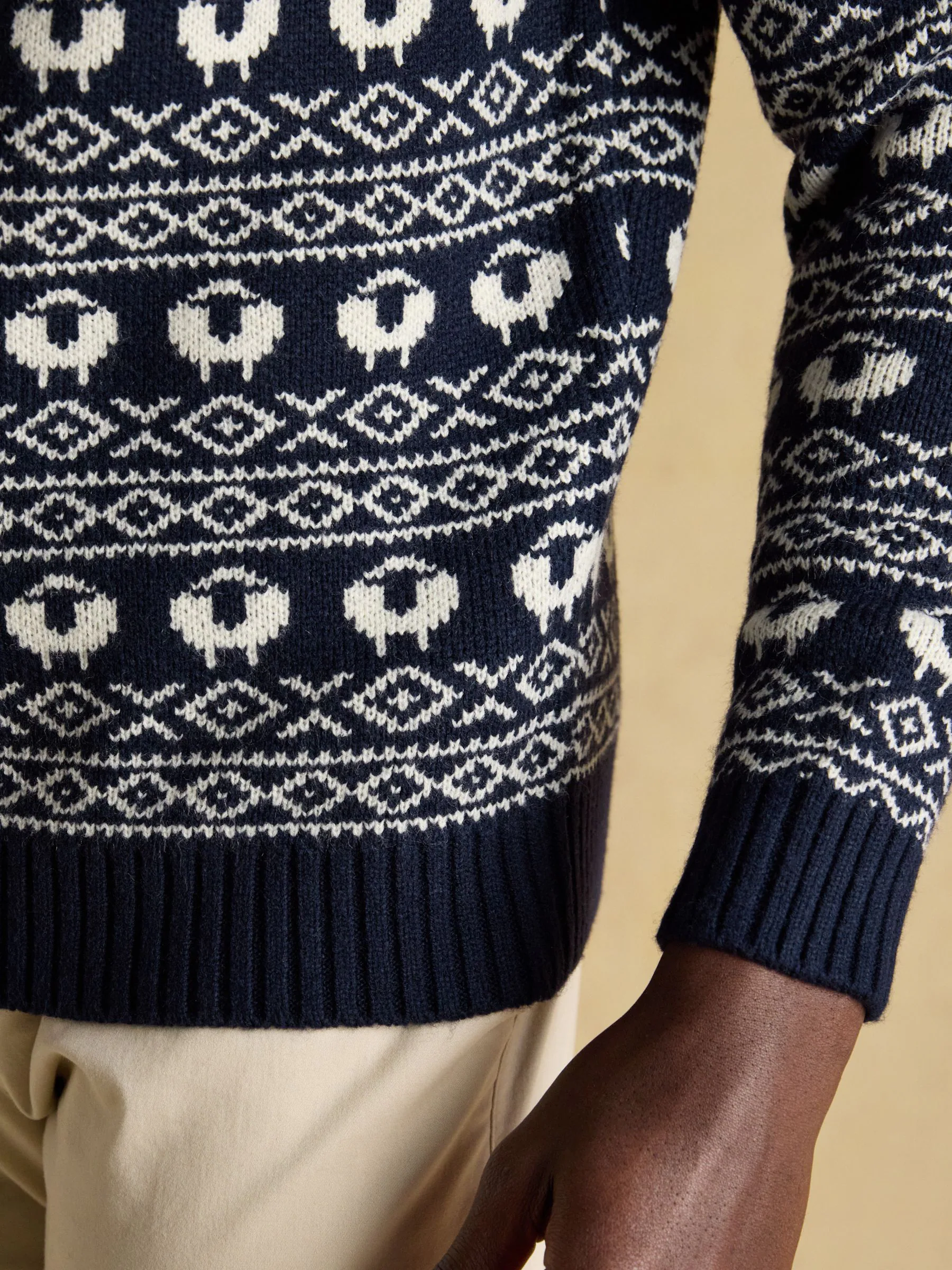 Baa Humbug Intarsia Christmas Jumper