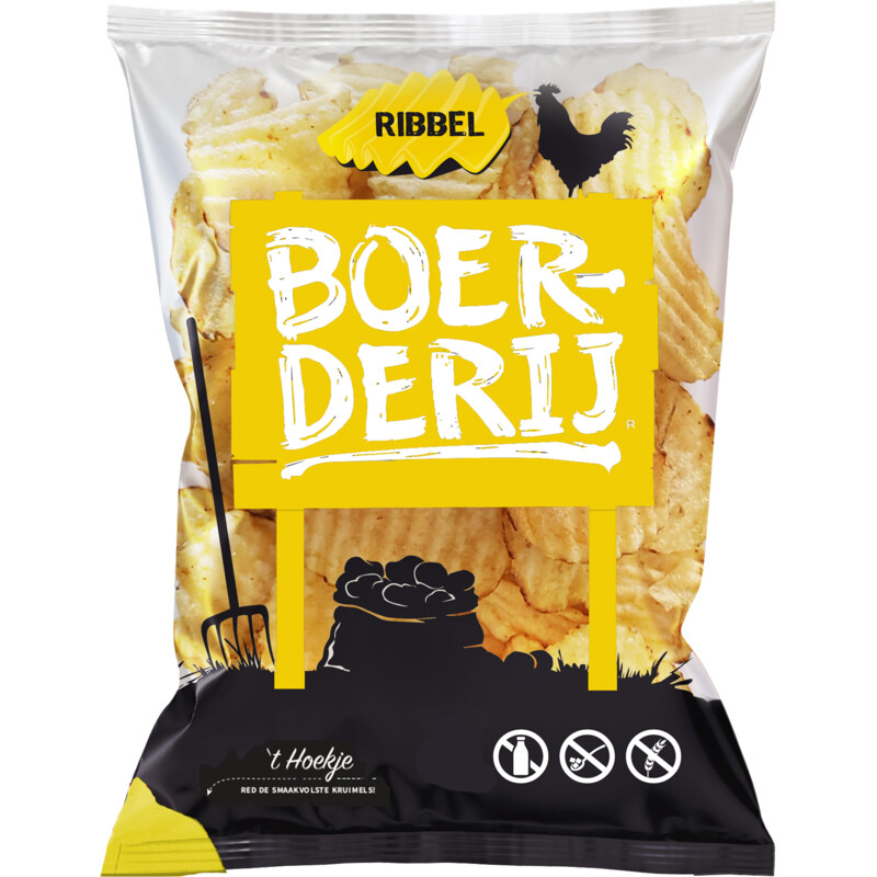 Boerderij Chips ribbel