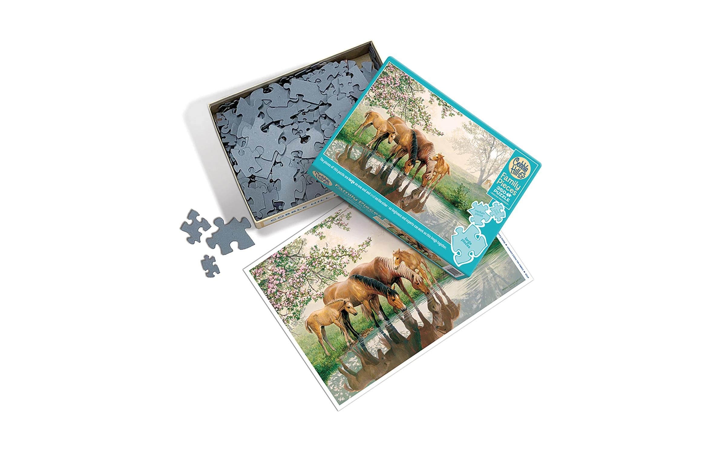 Puzzle Pferdefamilie 350 TeileSpiel für die ganze Familie