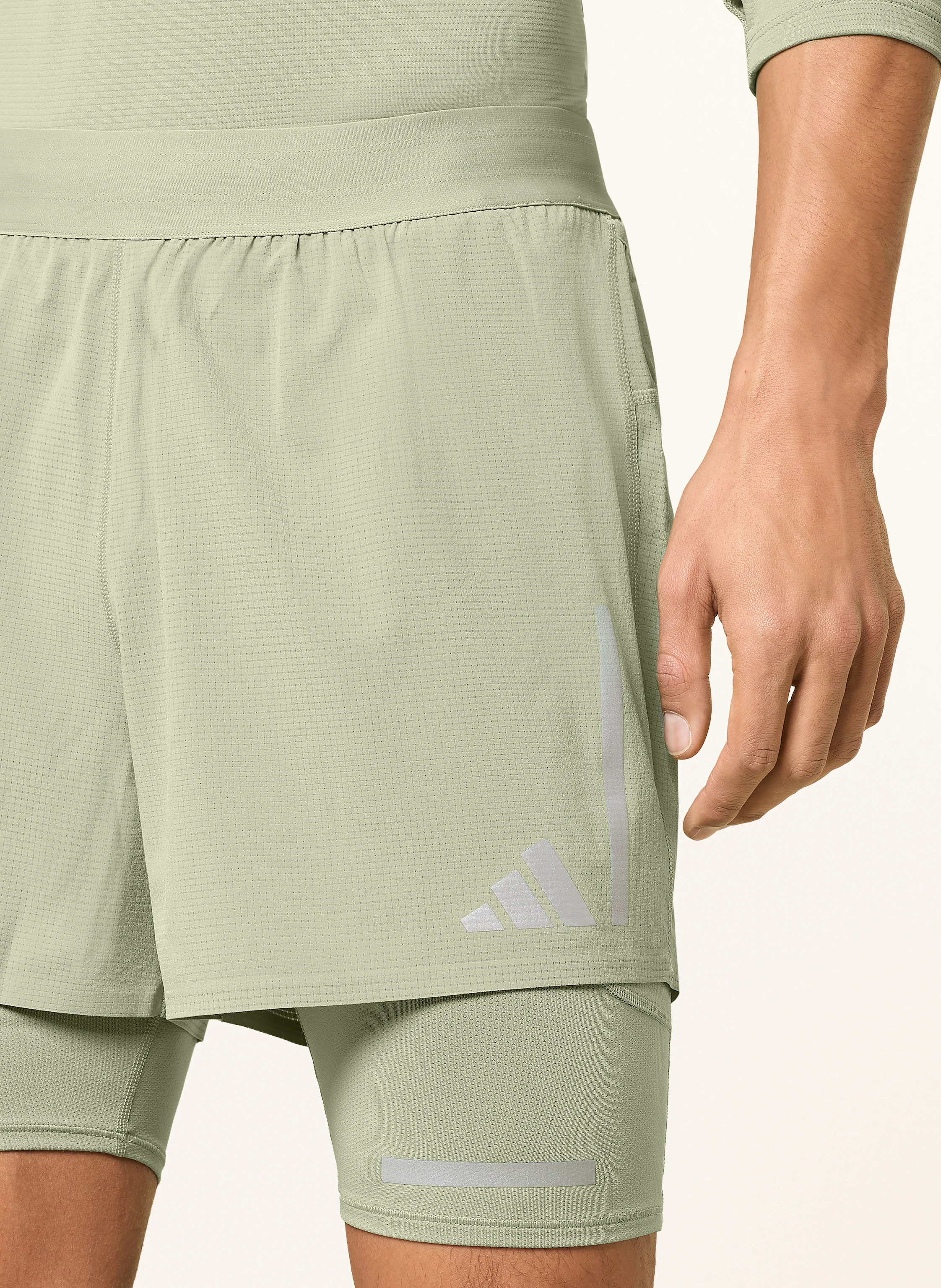 adidas 2-in-1-Laufshorts ULTIMATE HI VIS