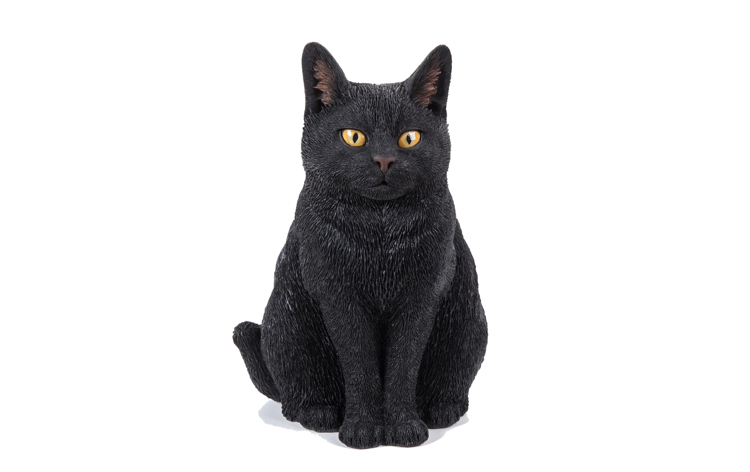 Dekofigur Katze SchwarzTiere für den Garten