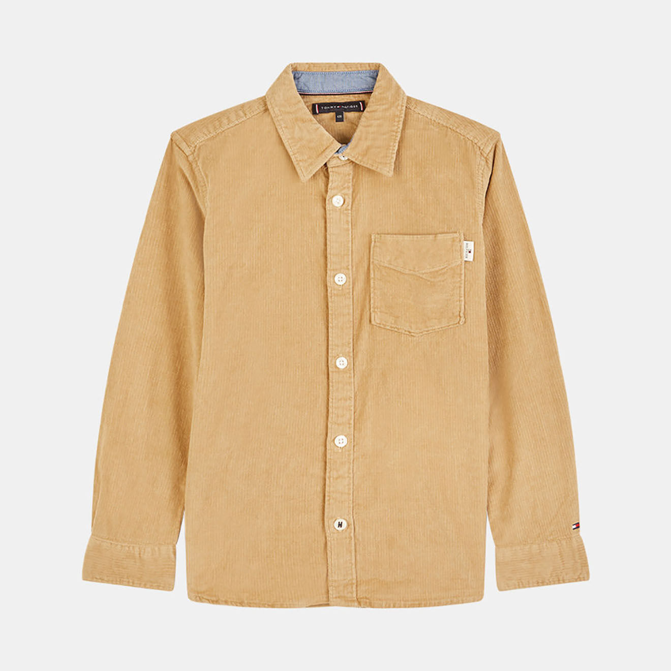 Tommy Hilfiger Chemise en Velours côtelé beige