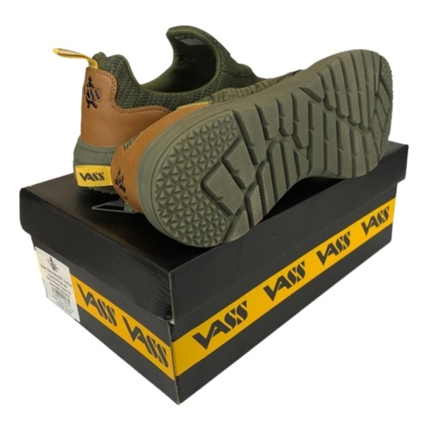 Chaussures Vass 'Easy-Stretch' Trainer Khaki