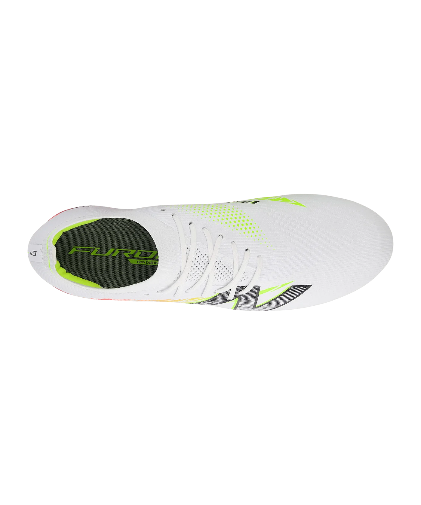 New Balance Furon Elite V8 FG Flash Point Weiss FIB8