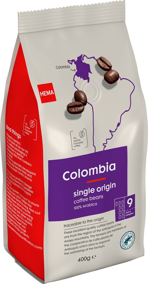 café en grains Colombia 400g