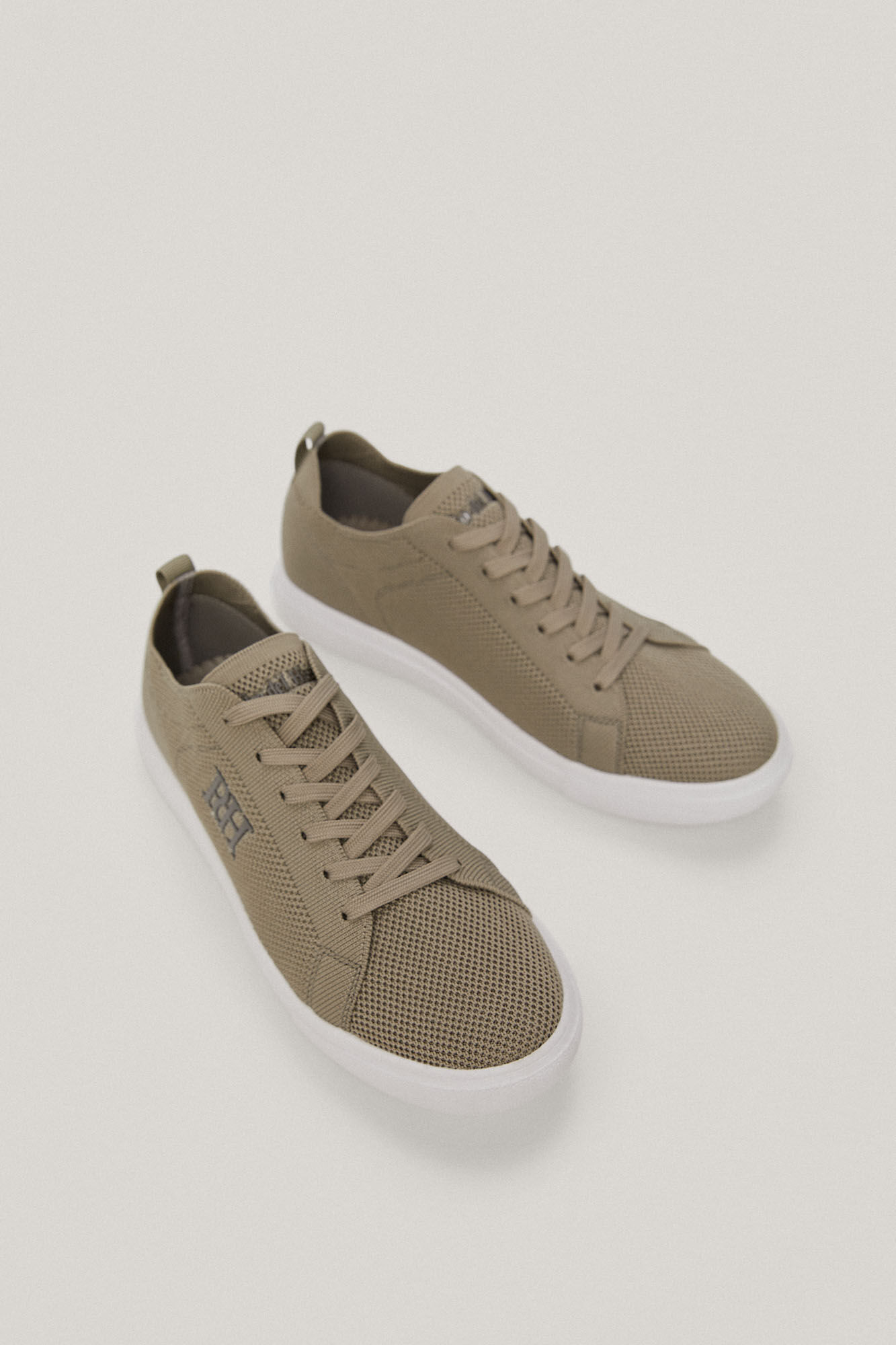 Zapatilla têxtil cordones - Verde
