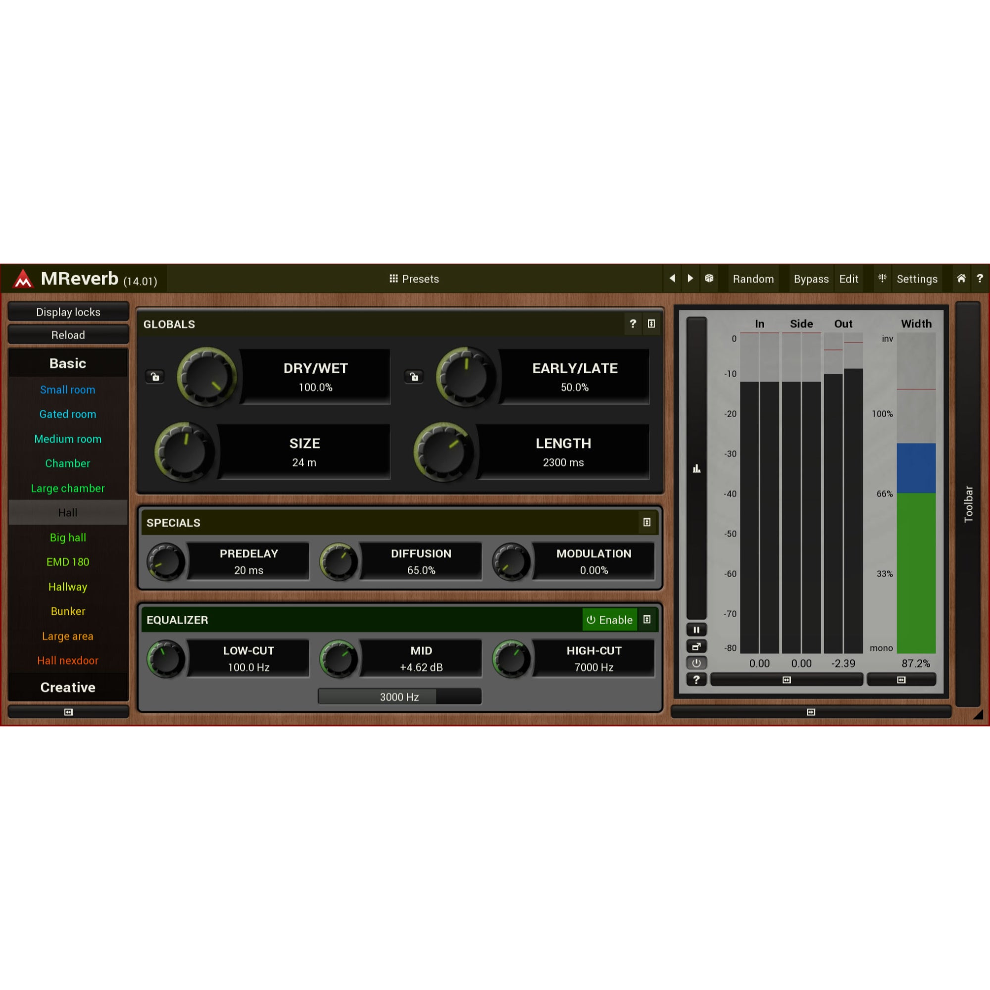 MeldaProduction MReverb (download)