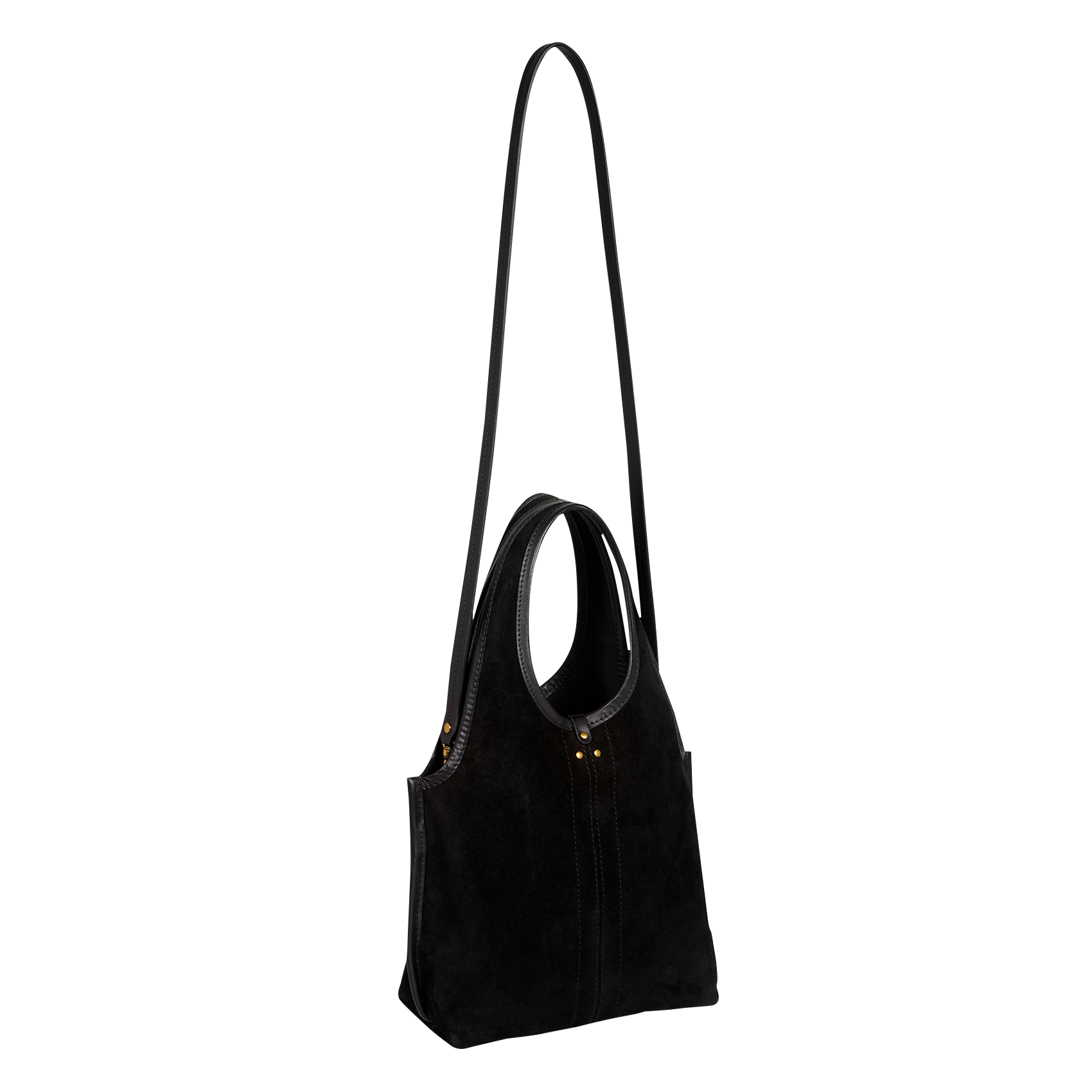 PACO S - Sac cabas en cuir métallisé | Noir