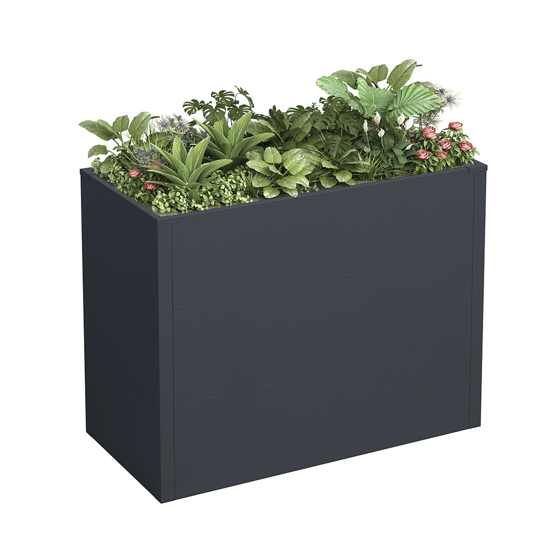 Holmberg Hochbeet 77.5 x 100 x 50.5 cm anthrazit