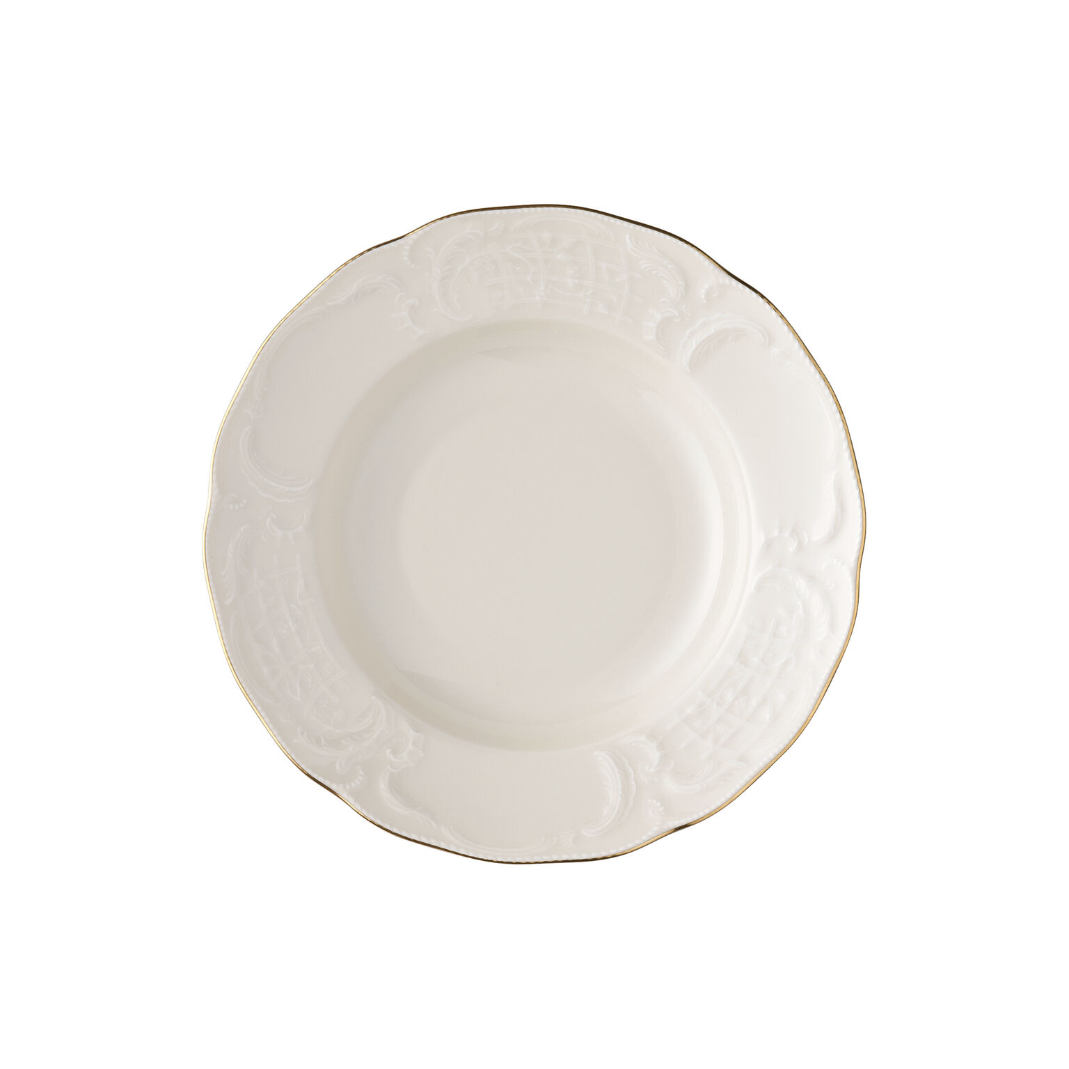 Sanssouci Elfenbein Gold Suppenteller 23 cm