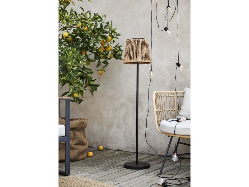 Star Trading Stehleuchte Solar Cesta, 127 cm, Braun/Schwarz Stehlampe