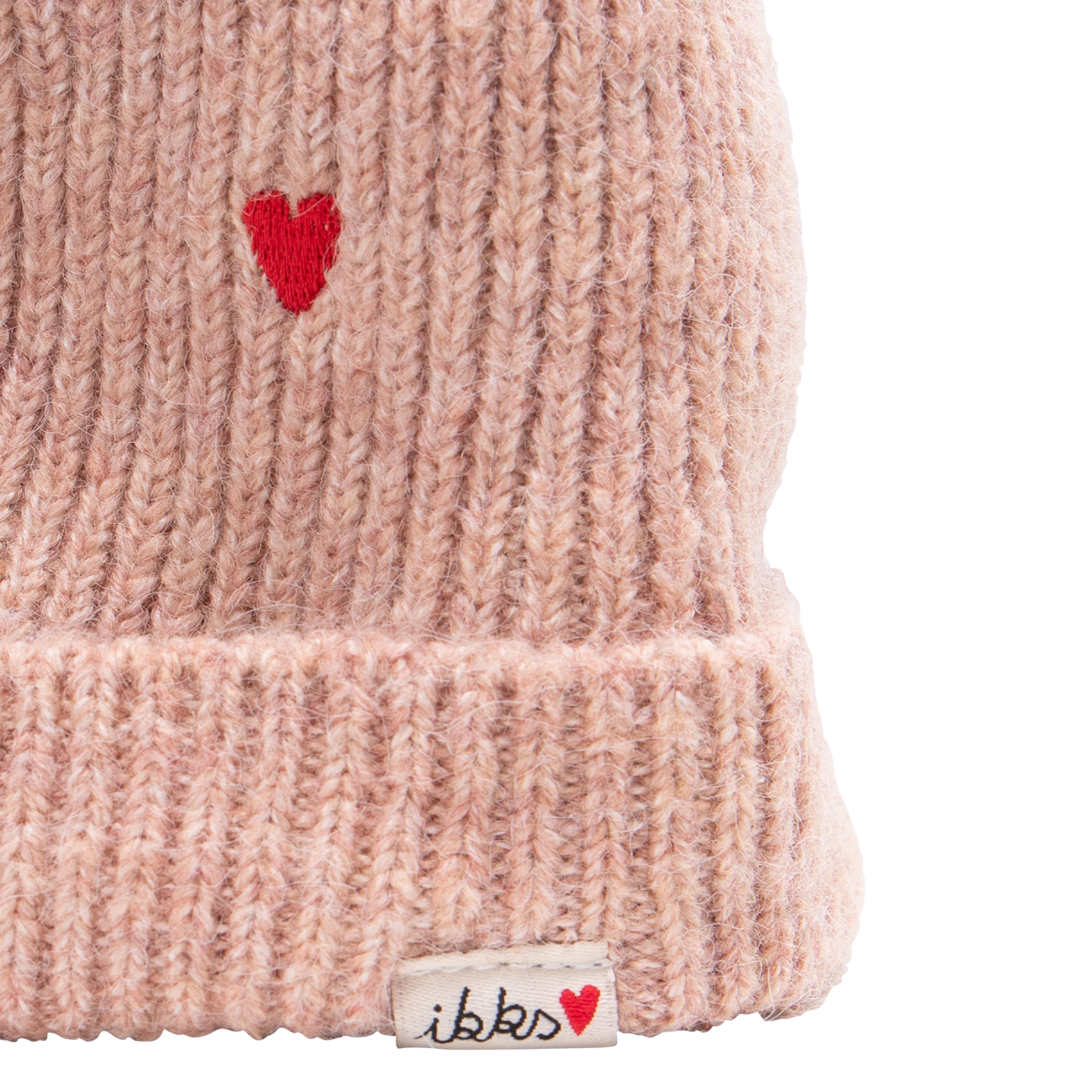 Bonnet en tricot | Rose