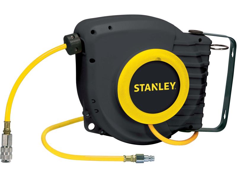 Stanley Druckluft-Schlauchaufroller 9 m, 6.5 x 10 mm Der ideale Helfer rund um Haus, Garten, Garage und Werkstatt