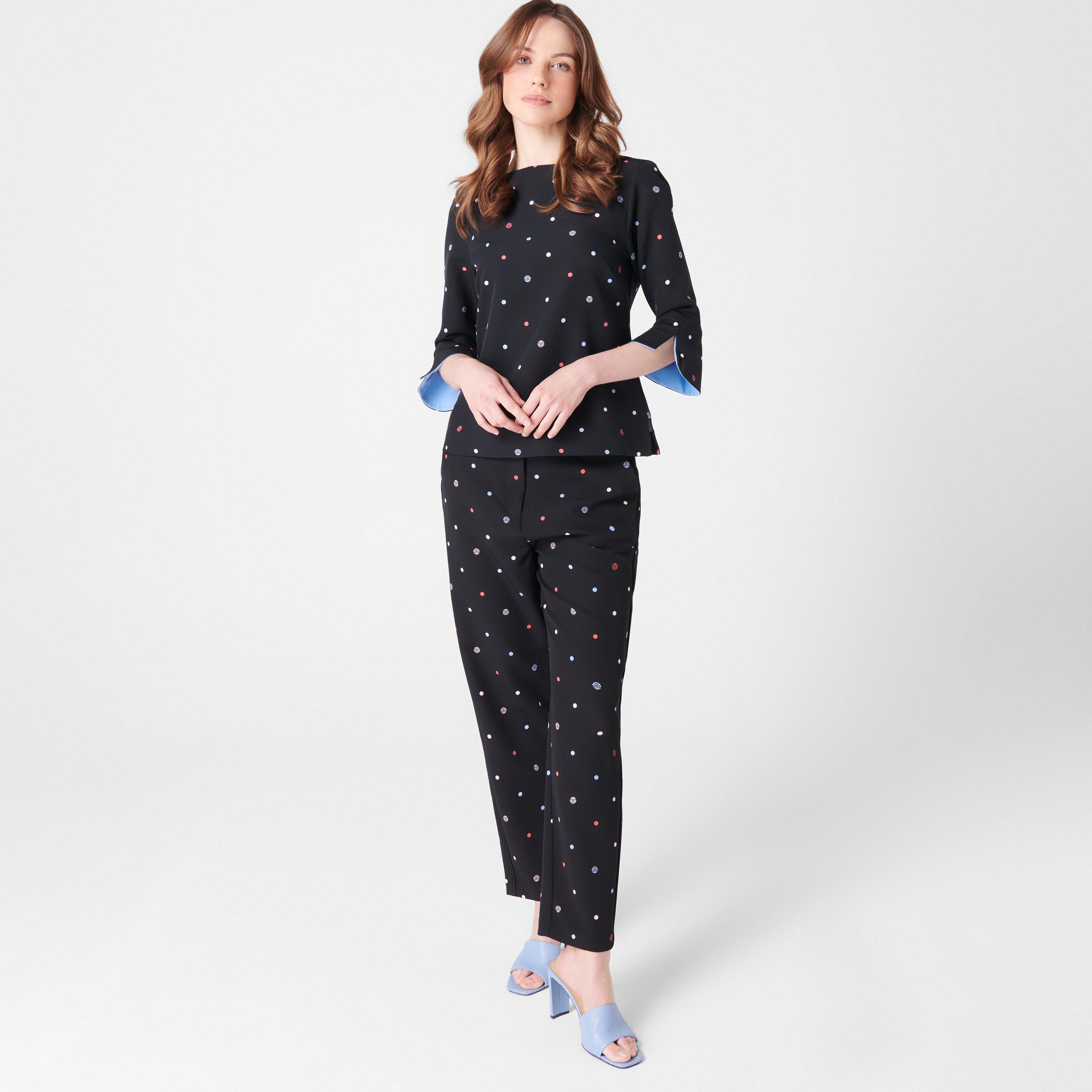 Biba Contour Cuff Shell Blouse
