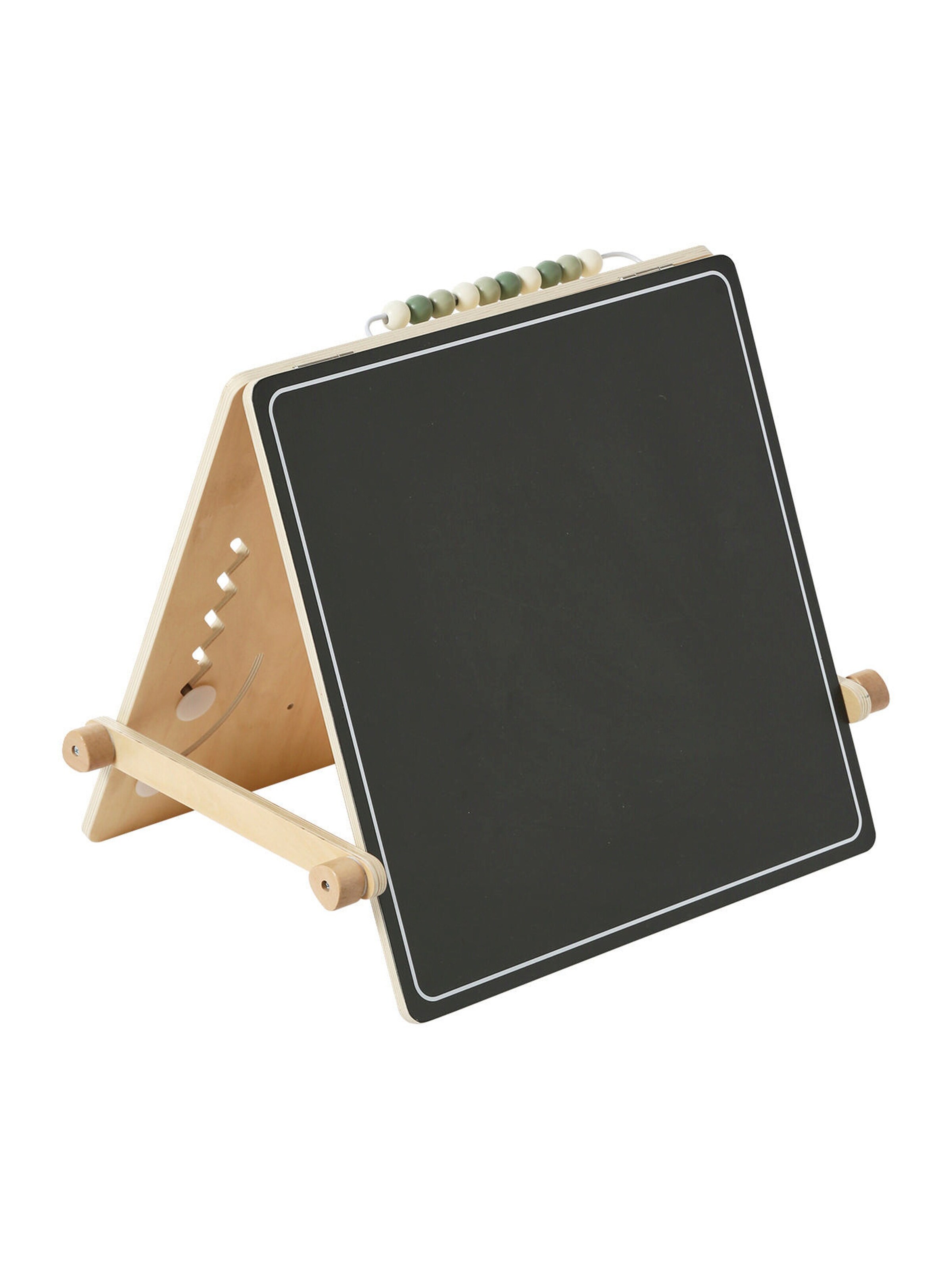 Vertbaudet Baby Activity-Tafel TANSANIA aus Holz FSC®, wendbar weiß