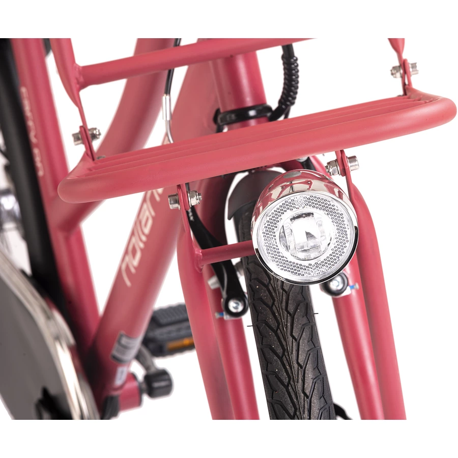 Adore E-Citybike Damen Hollandia Carry on 28'' E-Bike 3 Gänge rot