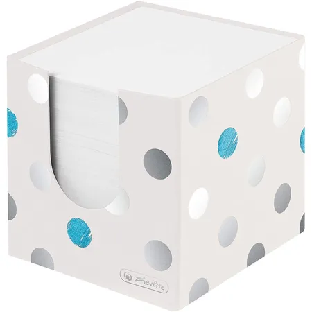 Herlitz Zettelkasten gepunktet Frozen Glam 9 x 9 cm