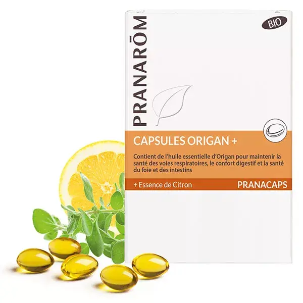 Pranarom Pranacaps Orégano+ Orgânico 30 cápsulas