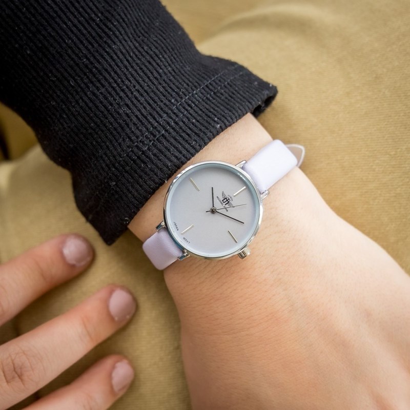 Montre Femme M. JOHN bracelet Cuir Violet