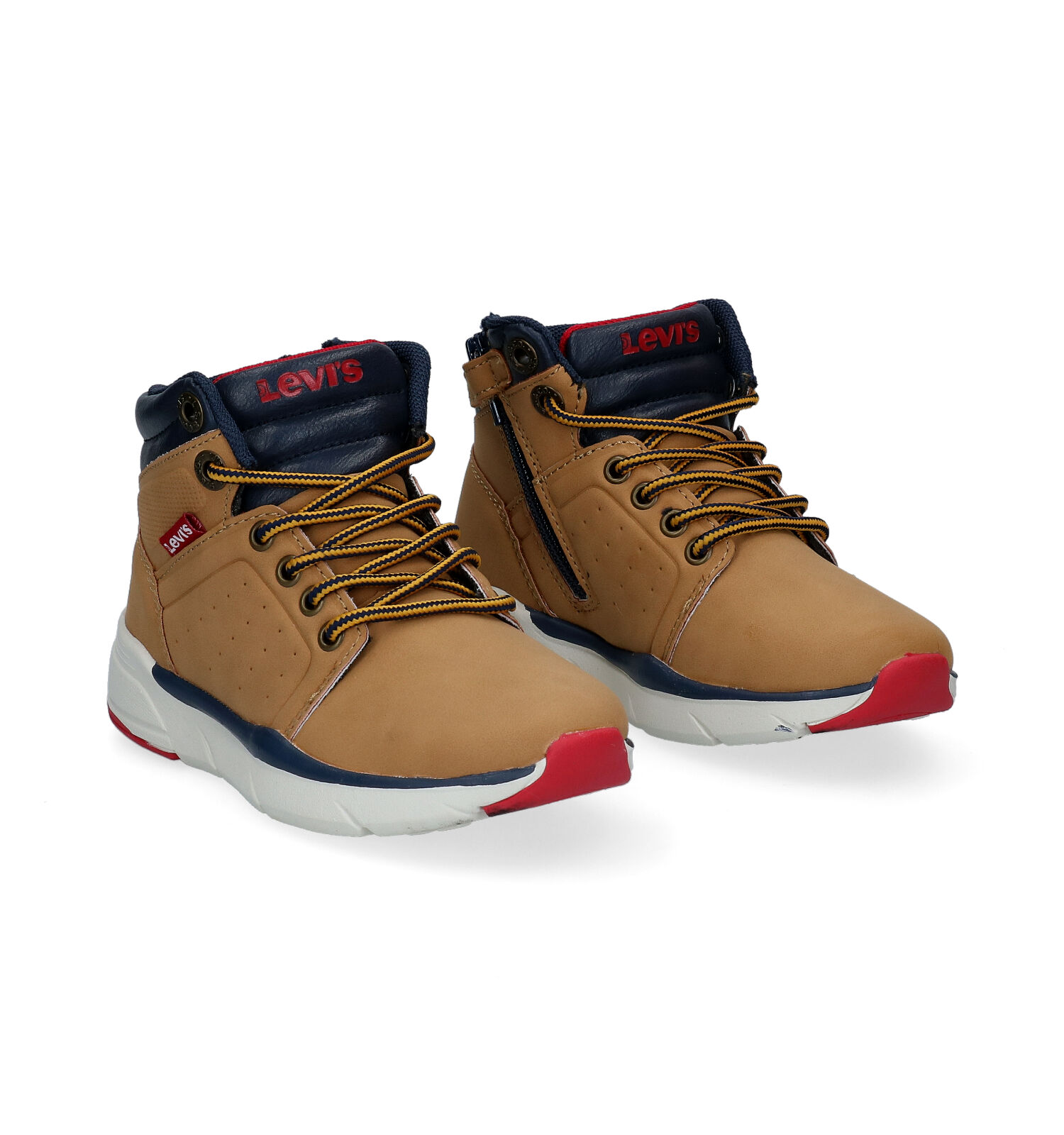 Hoge schoenen bruin